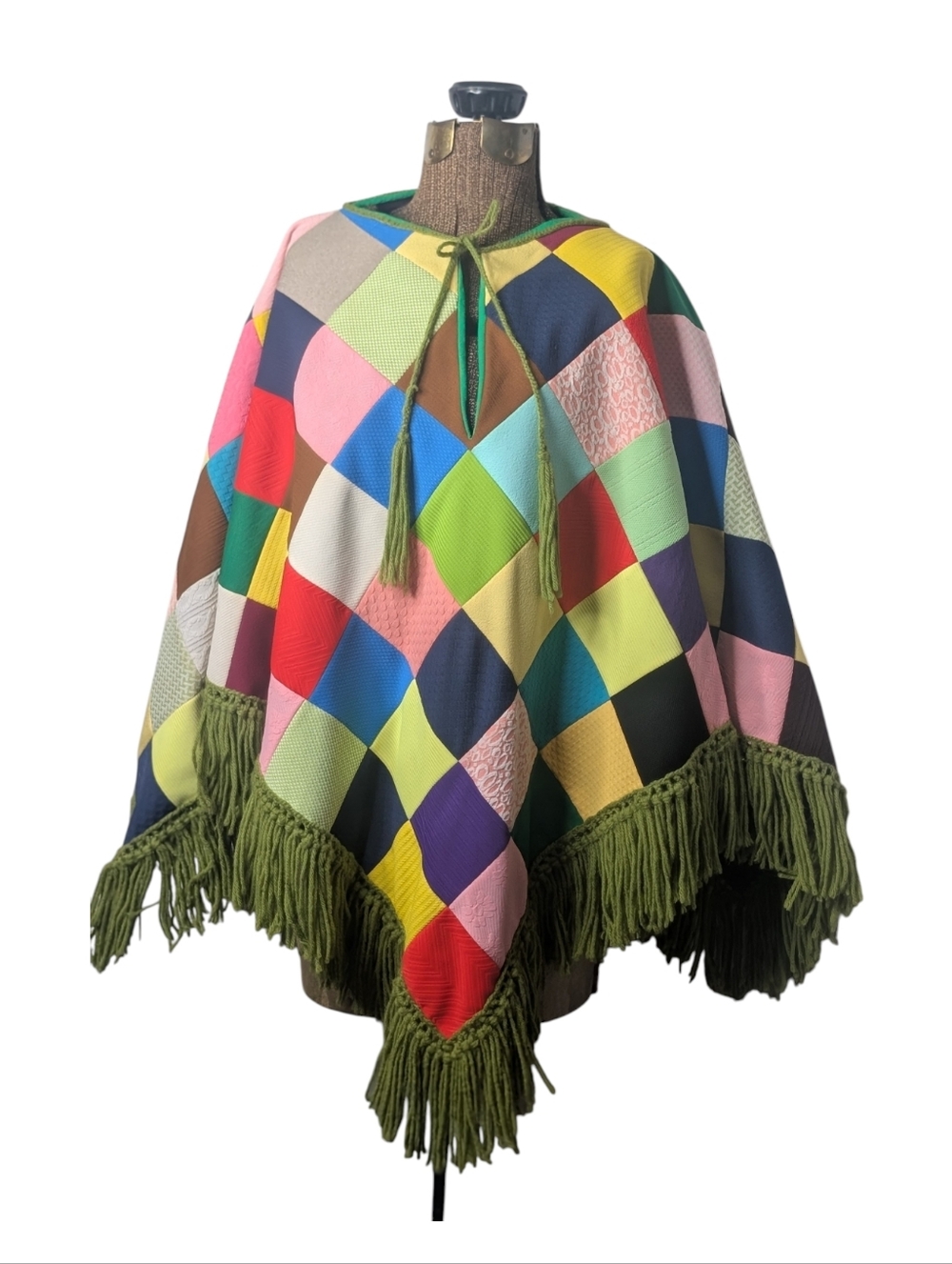 Vintage PATCHWORK Poncho